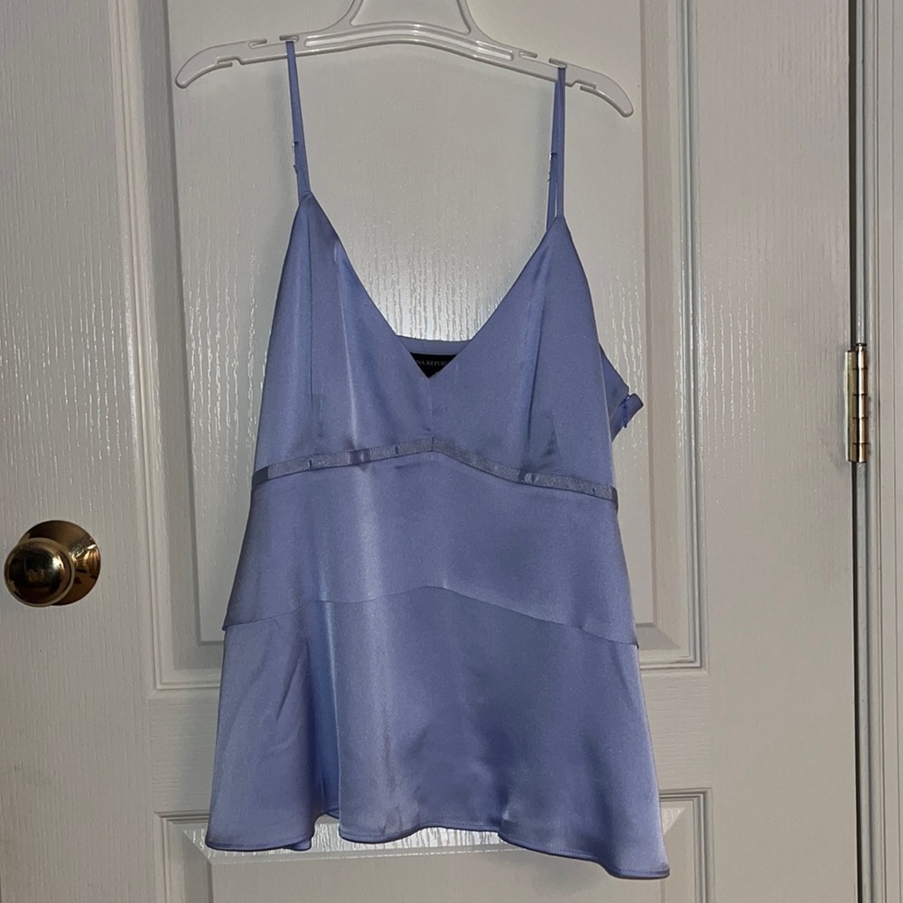 Ruffled banana republic shirt